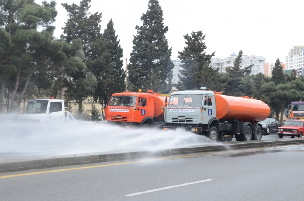 Bakıda növbəti dezinfeksiya işləri aparılacaq