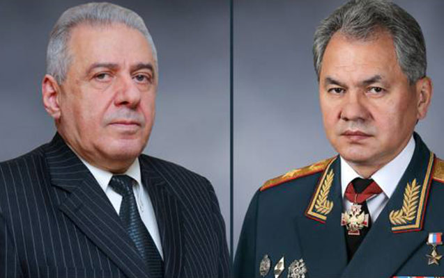 Şoyqu ilə Arutyunyan sülhməramlıları müzakirə etdilər