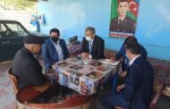 Deputat İlham Məmmədov Yevlaxda Vətən müharibəsində şəhid olmuş qəhrəmanlarımızın evində olub - FOTO