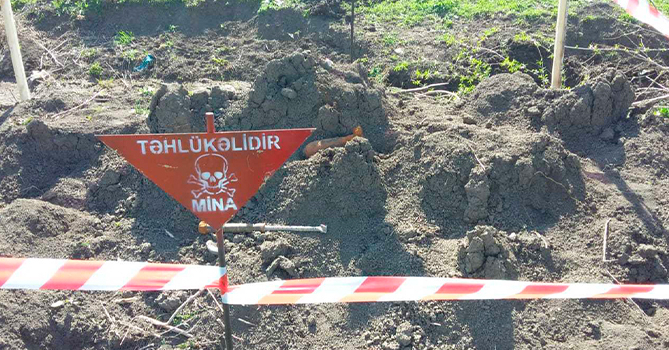 ANAMA: Ermənistanın mina xəritələrini verməkdən imtinası beynəlxalq hüququn pozulmasıdır