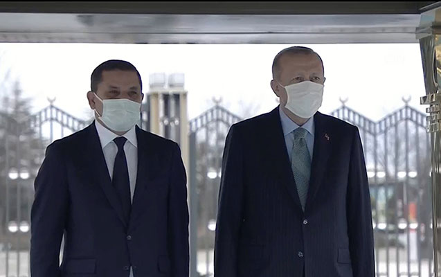 Ərdoğan Liviyanın Baş nazirini qəbul etdi - Video