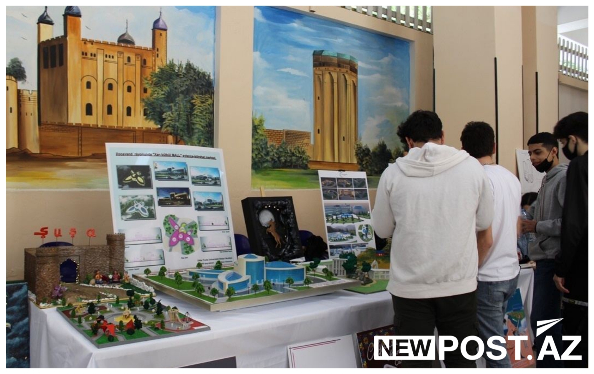 Odlar Yurdu Universitetində “Mən Qarabağam” adlı yaradıcılıq layihəsinin yekunu olaraq möhtəşəm sərgi keçirilib - FOTO