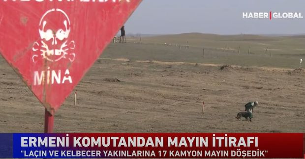 “Haber Global” ermənilərin Laçın və Kəlbəcərdə mina basdırmaları ilə bağlı süjet hazırladı - VİDEO