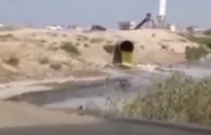 Bakıda çimərlikdə biabırçı mənzərə - Video