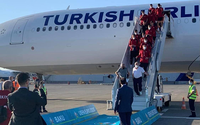 Türkiyə millisi Bakıda