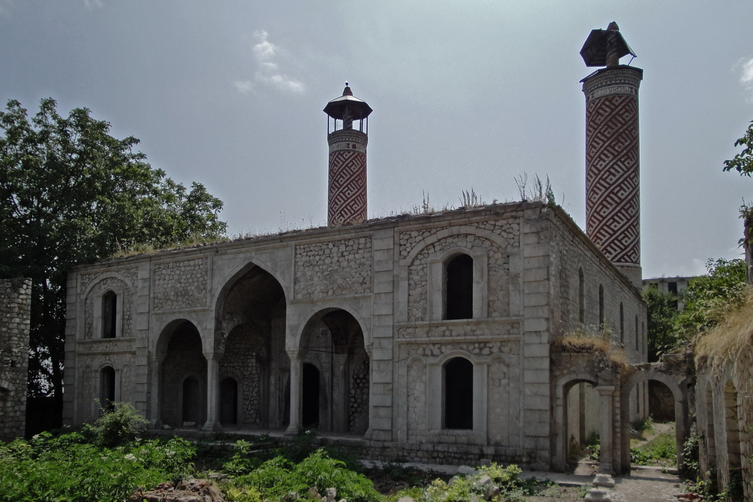 Şuşada Aşağı Gövhər Ağa məscidi ziyarət olunub, Quran oxunub