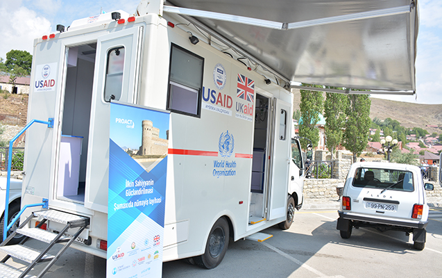 Şamaxıda səyyar klinikalar fəaliyyətə başlayır - Fotolar