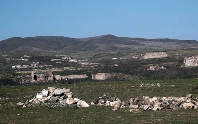 Füzulidə bomba partladı, şirkət sürücüsü yaralandı