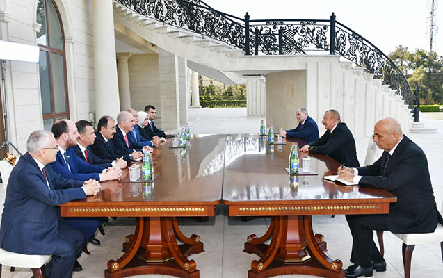Prezident AKP sədrinin birinci müavinini qəbul etdi - Foto