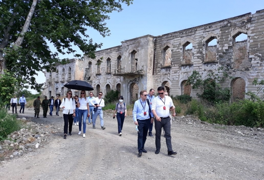 Azərbaycandakı diplomatik korpusun nümayəndələri Şuşa qalası ilə tanış olublar - FOTO