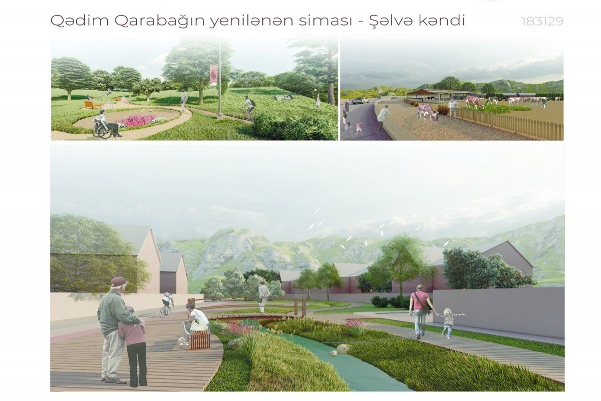 Qarabağda 5 kənd və 1 qəsəbənin yenidən qurulmasına dair ən yaxşı layihələr seçilib