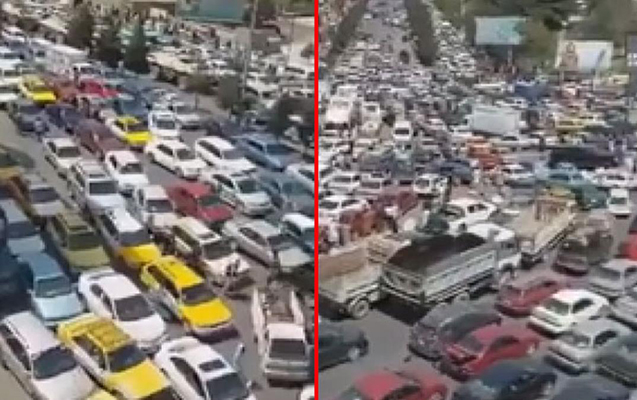 Minlərlə insan Kabili tərk edir - Video