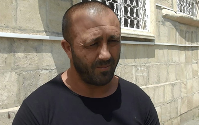 Polisdən qaçmaq istəyərkən atəş açdı - Fotolar