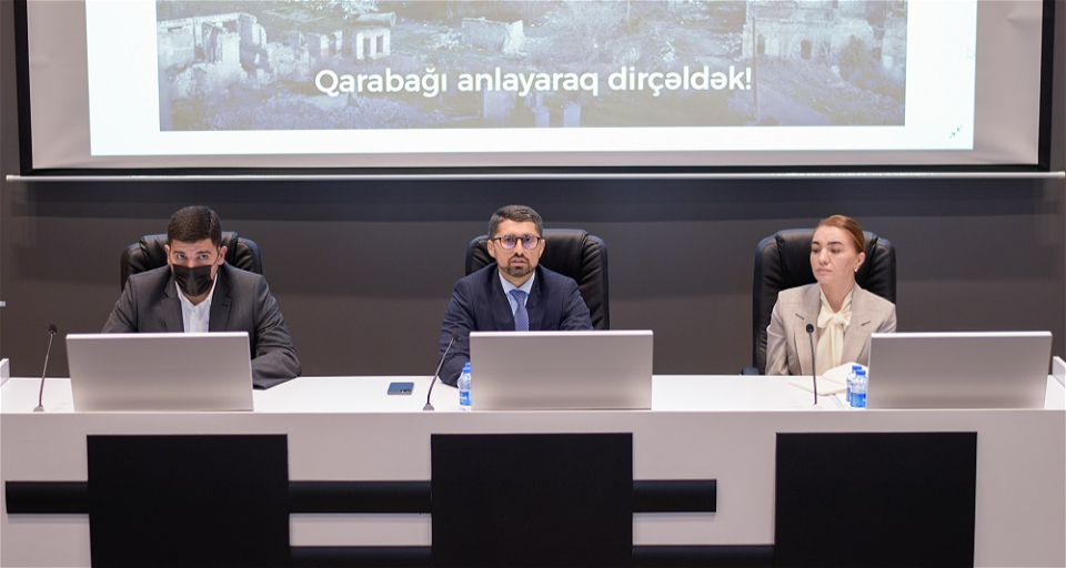 Qarabağ Dirçəliş Fondu ilə gənclər arasında “Qarabağı anlayaraq dirçəldək!” mövzusunda görüş keçirilib - FOTO