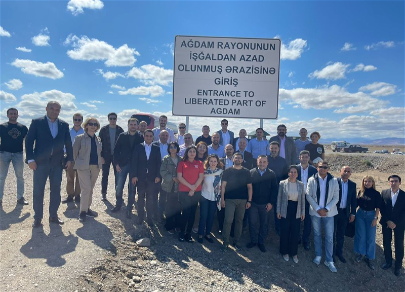 Qarabağ Dirçəliş Fondu AMCHAM üzvlərinin Ağdama səfərini təşkil edib - FOTO