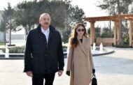 İlham Əliyev və Mehriban Əliyeva Bakıda yeni təmir olunmuş parkda - FOTO/VİDEO