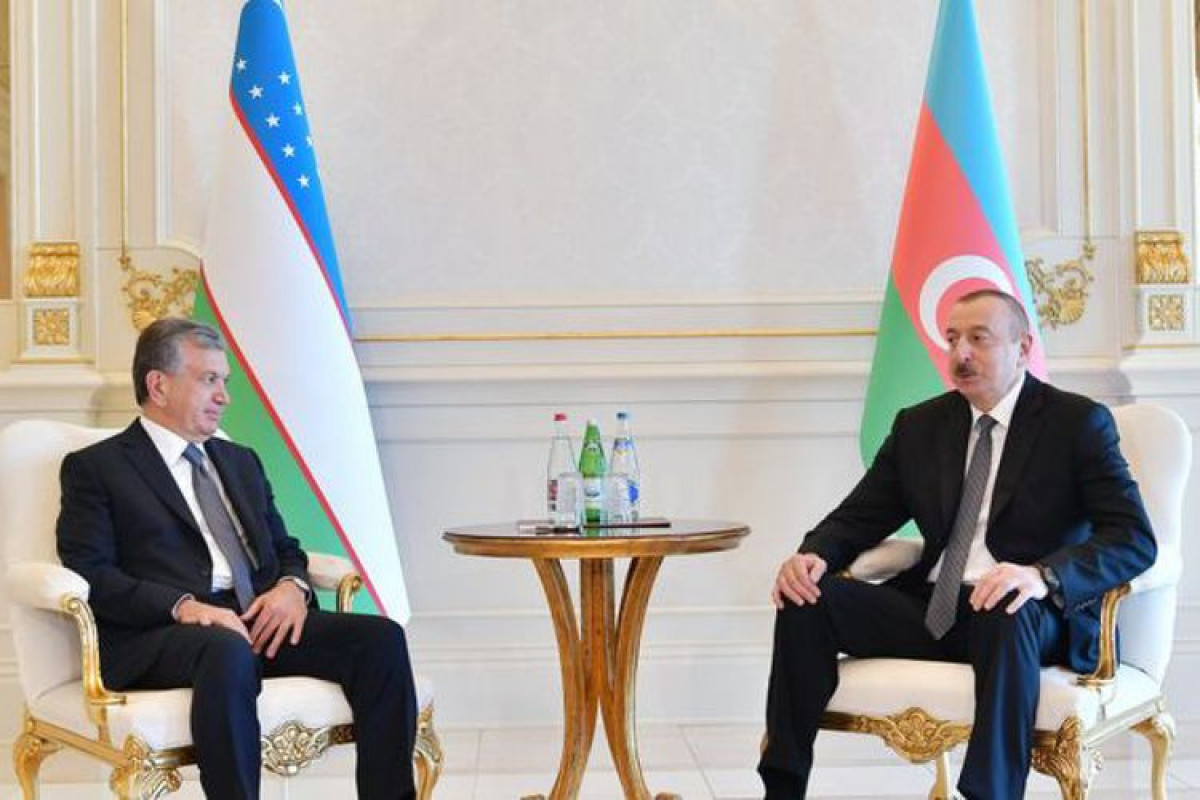 Şavkat Mirziyoyev Azərbaycan dövlət başçısını təbrik edib