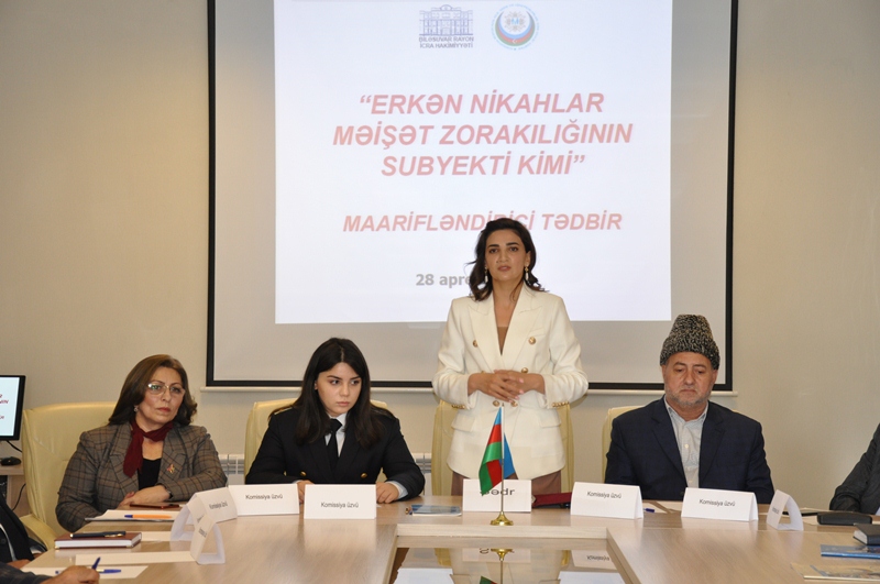 Biləsuvarda Gender zorakılığı ilə bağlı yaradılmış yerli monitorinq qrupunun tədbiri keçirilib - FOTO