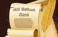 Bugün Azərbaycanda Milli Mətbuat Günüdür