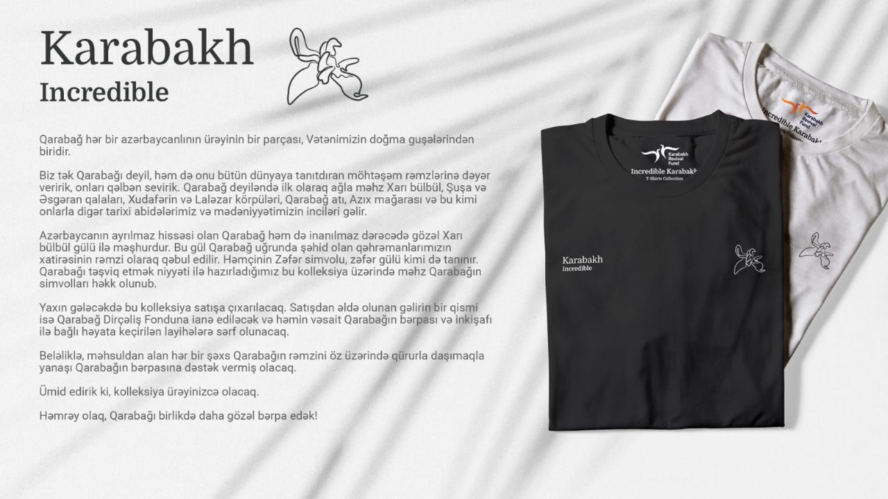 Qarabağ Dirçəliş Fondu Möhtəşəm Qarabağ kolleksiyasını təqdim edib