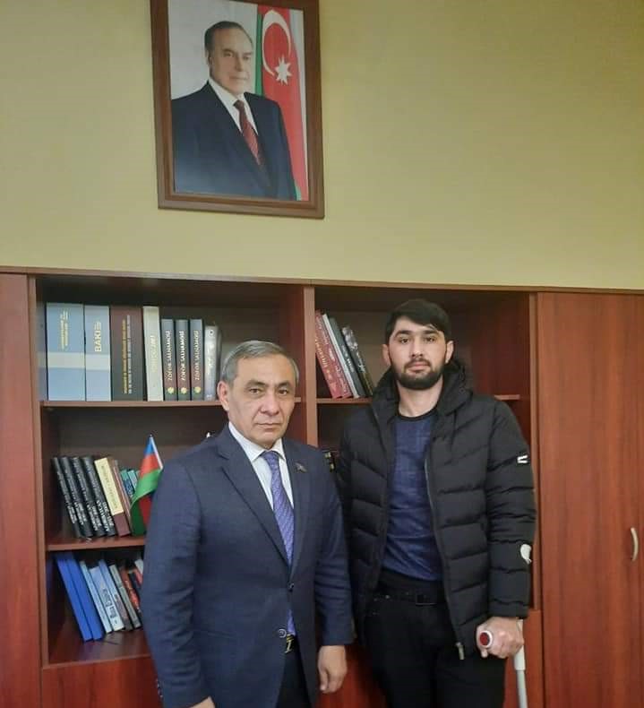 Deputat İlham Məmmədov Yevlaxda vətəndaşları qəbul edib - FOTO