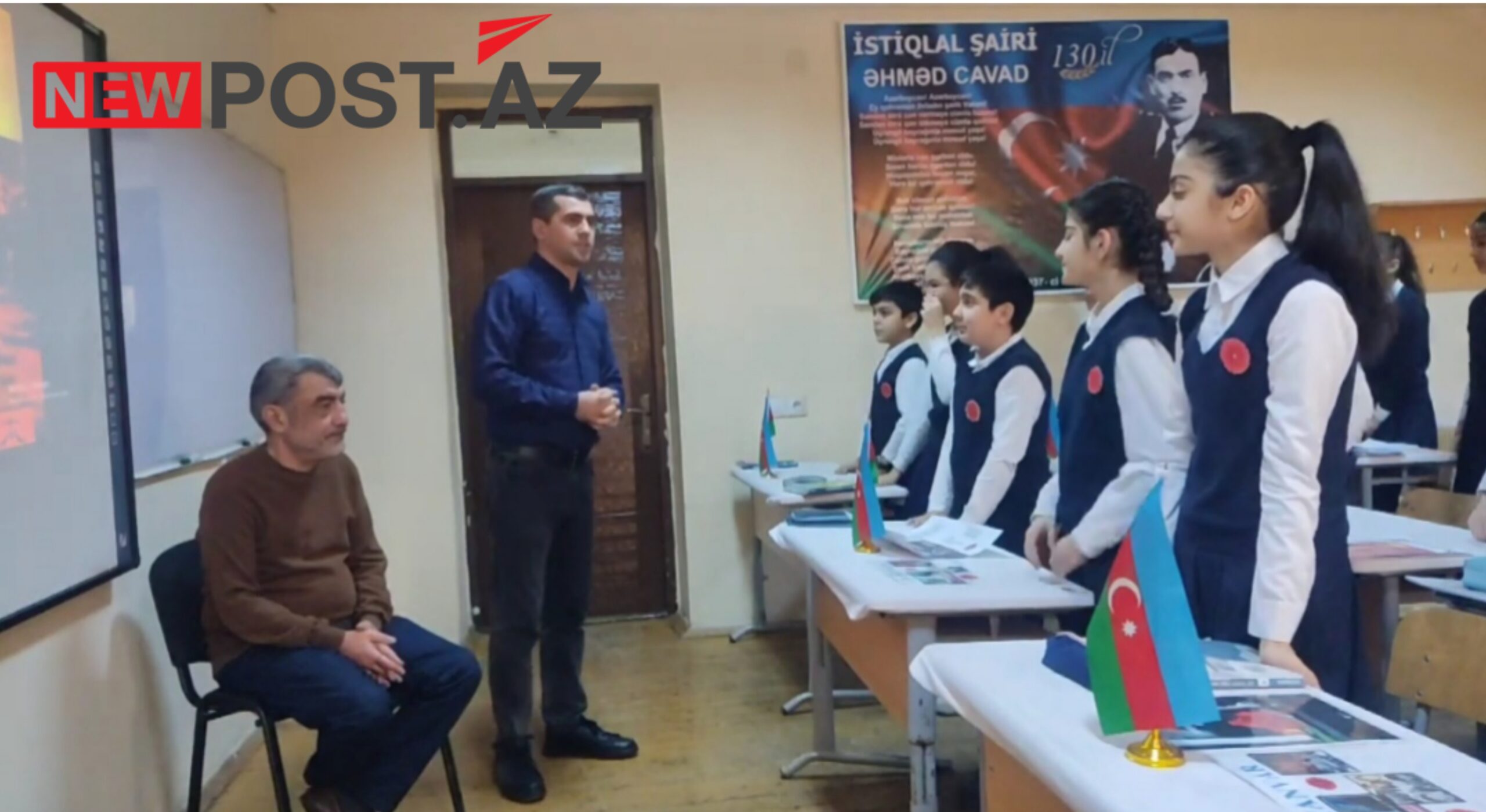 İ.Tağıyev adına 26 saylı tam orta məktəbin müəllimi Kamil Səbzalıyev tərəfindən 20 Yanvar faciəsi ilə bağlı olduqca təsiredici AÇIQ DƏRS - VİDEO