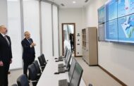 İlham Əliyev Əmlak Məsələləri Dövlət Xidmətinin yeni inzibati binasının açılışında iştirak edib - FOTO