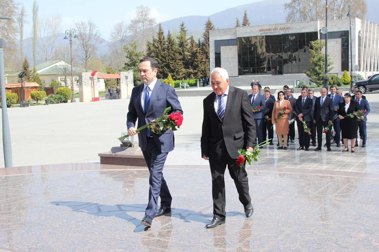 İsmayıllı rayonunda “Heydər Əliyev və Azərbaycançılıq məfkurəsi” mövzusunda konfrans keçirilib - FOTO