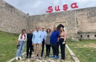 Amerikalı jurnalistlər Şuşanı ziyarət ediblər - FOTO