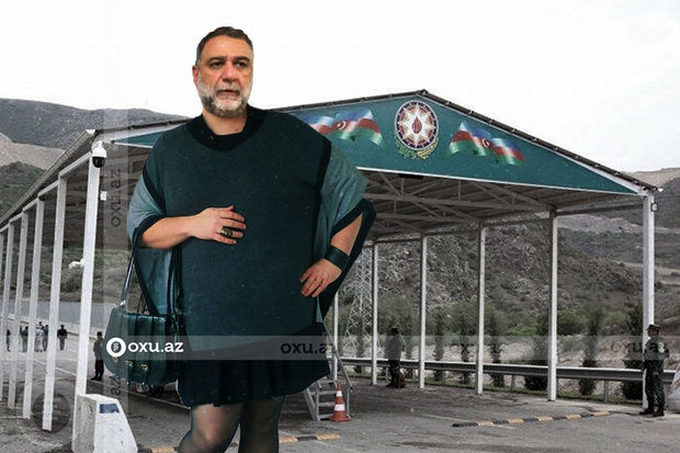 Noldu Ruben Vardanyan, bəs deyirdin qaçmayacam?! Amma bugün qadın qiyafəsində Qarabağdan qaçmağa çalışırsan