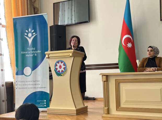 Gəncə Dövlət Universitetində “Psixologiya elminin maraqlı və məsuliyyətli yolları” mövzusunda elmi-praktik konfrans keçirilib - FOTO