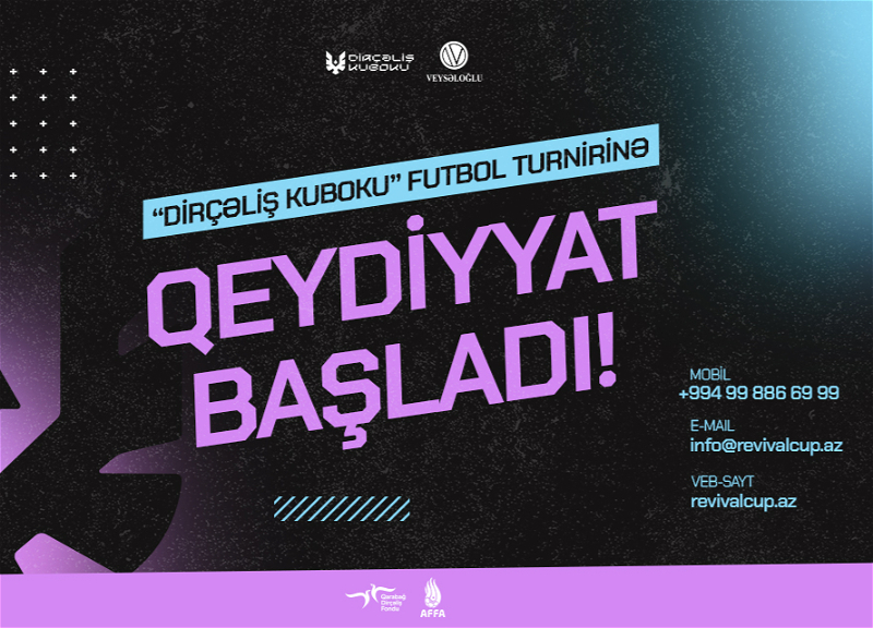 Qarabağ Dirçəliş Fondu “Dirçəliş Kuboku” xeyriyyə minifutbol turnirinə start verir
